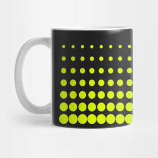 Chartreuse Yellow Green Polka Dots Cute Social Distancing Mask Face Mask Mug